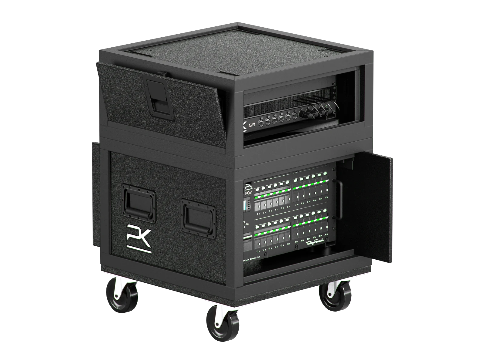 The Cell power and signal distribution rack