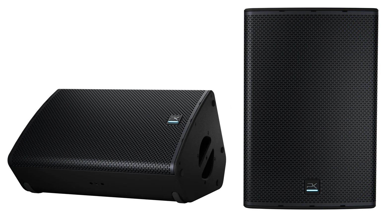 Tx14 intelligent point source loudspeakers in monitor and upright orientations